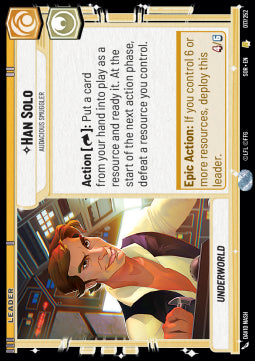 Han Solo, Audacious Smuggler⁣ - Spark of Rebellion⁣ (Rare)⁣ [017]