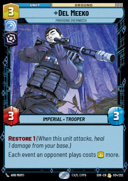 Del Meeko, Providing Overwatch⁣ - Spark of Rebellion⁣ (Rare)⁣ [034]