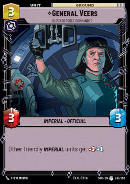 General Veers, Blizzard Force Commander⁣ - Spark of Rebellion⁣ (Uncommon)⁣ [230]