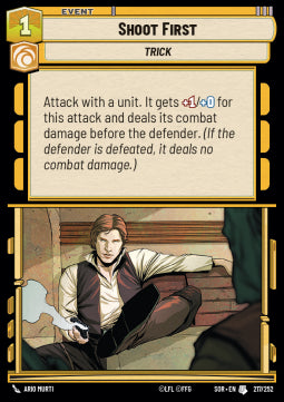Shoot First - Spark of Rebellion (Uncommon) [SOR-217]