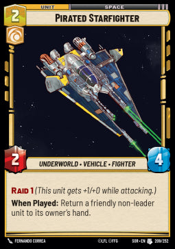 Pirated Starfighter - Spark of Rebellion (Uncommon) [SOR-209]