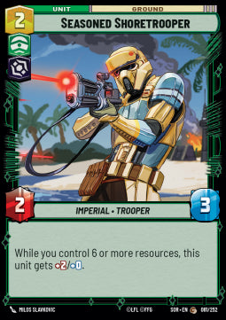Seasoned Shoretrooper - Spark of Rebellion (Common) [SOR-081]
