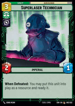 Superlaser Technician - Spark of Rebellion (Common) [SOR-083]