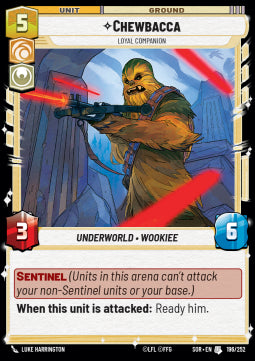 Chewbacca, Loyal Companion - Spark of Rebellion (Uncommon) [SOR-196]