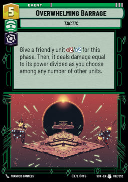 Overwhelming Barrage⁣ - Spark of Rebellion⁣ (Uncommon)⁣ [092]