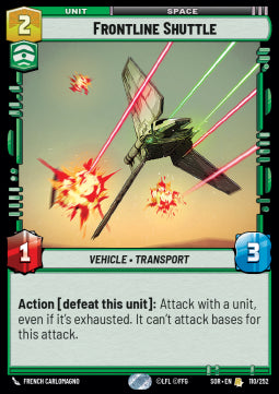 Frontline Shuttle⁣ - Spark of Rebellion⁣ (Rare)⁣ [110]