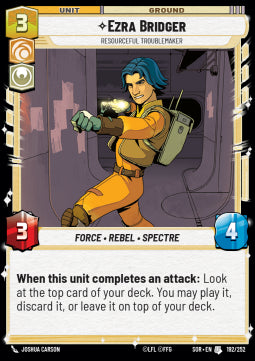 Ezra Bridger, Resourceful Troublemaker - Spark of Rebellion (Uncommon) [SOR-192]