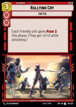 Rallying Cry - Spark of Rebellion (Uncommon) [SOR-154]