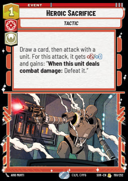 Heroic Sacrifice⁣ - Spark of Rebellion⁣ (Rare)⁣ [150]