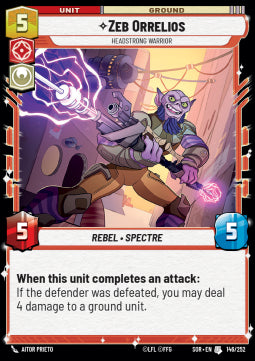 Zeb Orrelios, Headstrong Warrior - Spark of Rebellion (Uncommon) [SOR-146]