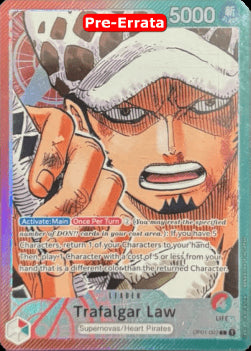 Trafalgar Law (OP01-002) (V.2) - Romance Dawn (Pre-Errata) (Alternate Art) [OP01E-002]