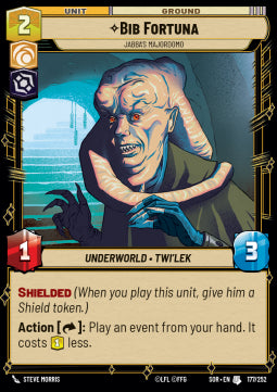 Bib Fortuna, Jabba's Majordomo - Spark of Rebellion (Uncommon) [SOR-177]