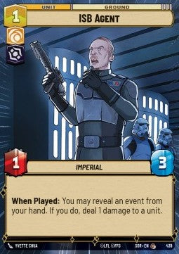 ISB Agent - Spark of Rebellion: Extras (Common) [XSOR-439]