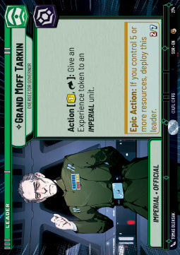 Grand Moff Tarkin, Oversector Governor (V.1) - Spark of Rebellion: Extras (Common) [XSOR-274]