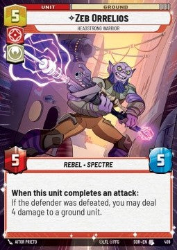 Zeb Orrelios, Headstrong Warrior⁣ - Spark of Rebellion: Extras⁣ (Uncommon)⁣ [409]
