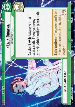 Leia Organa, Alliance General (V.1) - Spark of Rebellion: Extras (Common) [XSOR-276]