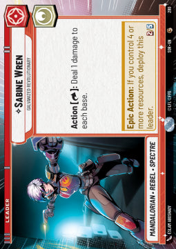 Sabine Wren, Galvanized Revolutionary (V.1) - Spark of Rebellion: Extras (Common) [XSOR-280]
