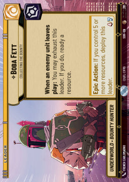 Boba Fett, Collecting the Bounty (V.1) - Spark of Rebellion: Extras (Common) [XSOR-281]