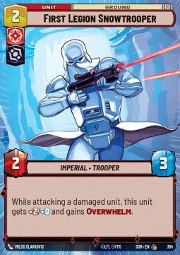First Legion Snowtrooper - Spark of Rebellion: Extras (Common) [XSOR-394]