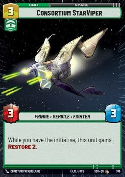 Consortium StarViper - Spark of Rebellion: Extras (Common) [XSOR-376]