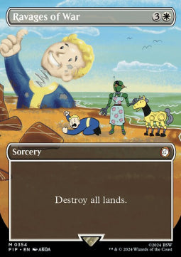 Ravages of War (V.1) - Universes Beyond: Fallout: Extras (Mythic) [XPIP-354]