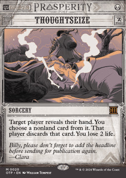 Thoughtseize (V.1)⁣ - Breaking News⁣ (Mythic)⁣ [20]