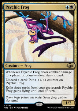 Psychic Frog - Modern Horizons 3 (Rare) [MH3-199]