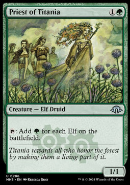 Priest of Titania - Modern Horizons 3 (Uncommon) [MH3-286]