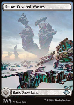 Snow-Covered Wastes (V.2) - Modern Horizons 3 (Uncommon) [MH3-309]