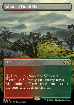 Wooded Foothills (V.1)⁣ - Modern Horizons 3: Extras⁣ (Rare)⁣ [361]