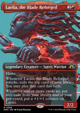 Laelia, the Blade Reforged (V.1)⁣ - Modern Horizons 3: Extras⁣ (Rare)⁣ [368]