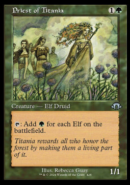 Priest of Titania⁣ - Modern Horizons 3: Extras⁣ (Uncommon)⁣ [428]