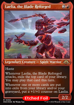 Laelia, the Blade Reforged (V.2) - Modern Horizons 3: Extras (Rare) [XMH3-482]