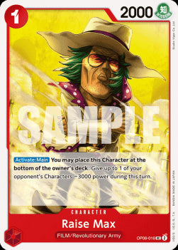 Raise Max (OP06-016) - Wings of the Captain (Uncommon) [OP06-016]