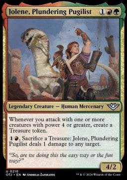 Jolene, Plundering Pugilist - Outlaws of Thunder Junction (Uncommon) [OTJ-210]