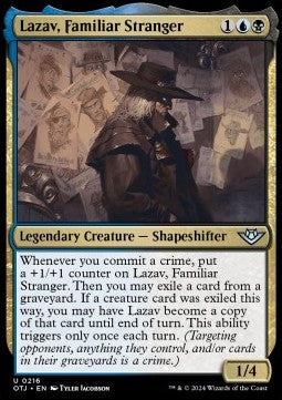 Lazav, Familiar Stranger - Outlaws of Thunder Junction (Uncommon) [OTJ-216]