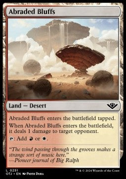 Abraded Bluffs - Outlaws of Thunder Junction (Land) [OTJ-251]