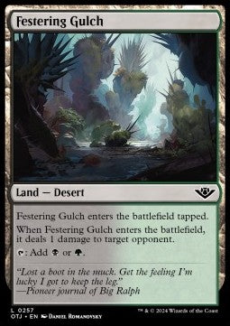 Festering Gulch - Outlaws of Thunder Junction (Land) [OTJ-257]