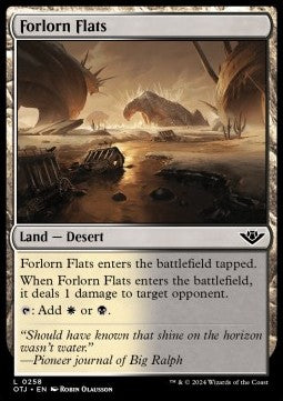 Forlorn Flats - Outlaws of Thunder Junction (Land) [OTJ-258]