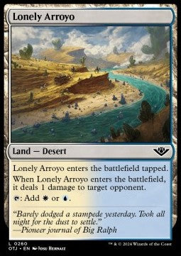 Lonely Arroyo - Outlaws of Thunder Junction (Land) [OTJ-260]