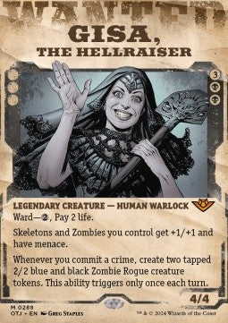 Gisa, the Hellraiser⁣ - Outlaws of Thunder Junction: Extras⁣ (Mythic)⁣ [288]