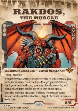 Rakdos, the Muscle⁣ - Outlaws of Thunder Junction: Extras⁣ (Mythic)⁣ [297]