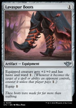 Lavaspur Boots - Outlaws of Thunder Junction (Uncommon) [OTJ-243]