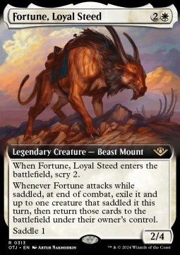 Fortune, Loyal Steed⁣ - Outlaws of Thunder Junction: Extras⁣ (Rare)⁣ [313]