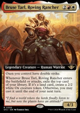 Bruse Tarl, Roving Rancher⁣ - Outlaws of Thunder Junction: Extras⁣ (Rare)⁣ [350]