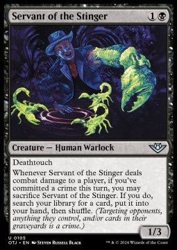 Servant of the Stinger - Outlaws of Thunder Junction (Uncommon) [OTJ-105]