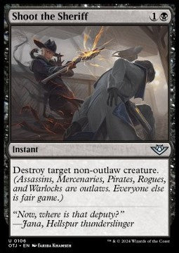 Shoot the Sheriff - Outlaws of Thunder Junction (Uncommon) [OTJ-106]