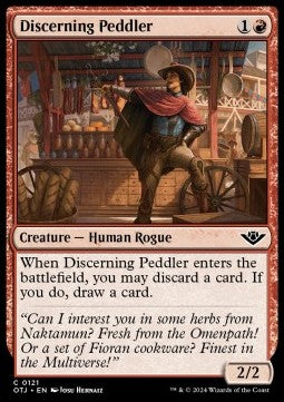 Discerning Peddler - Outlaws of Thunder Junction (Common) [OTJ-121]