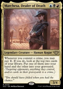 Marchesa, Dealer of Death - Outlaws of Thunder Junction (Rare) [OTJ-220]