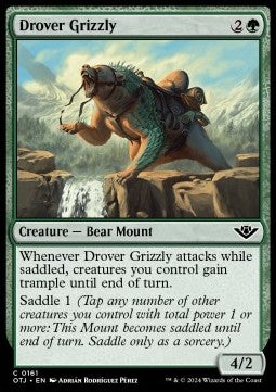 Drover Grizzly - Outlaws of Thunder Junction (Common) [OTJ-161]